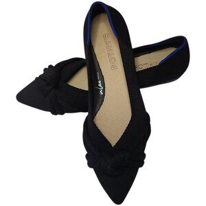 Rothy's The Knot Point II Flat Size 6 Black Brand New w/o Box